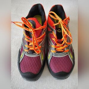 Wolverine Work Shoes - Purple and Orange Size 8.5 W